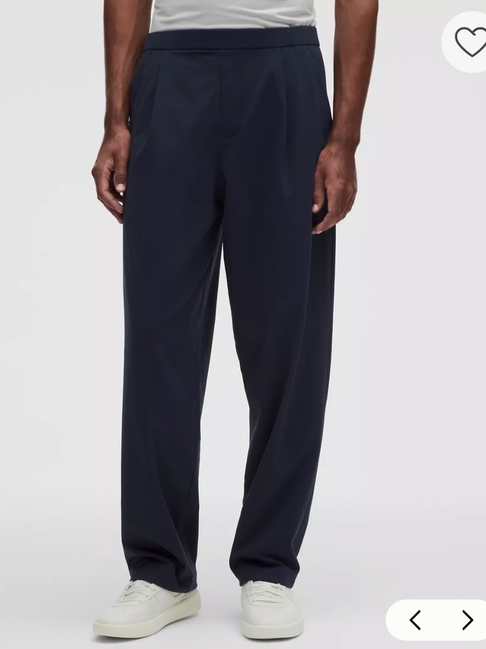 Lululemon Men's Daydrift Relaxed-Fit Pleated Trouser Regular No Belt Loops (M)
